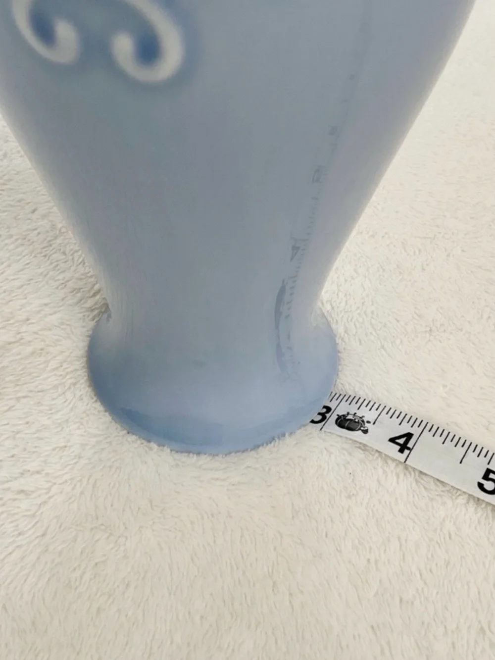 Vintage Metropolitan Museum of Art Celadon Blue Porcelain Vase 8”